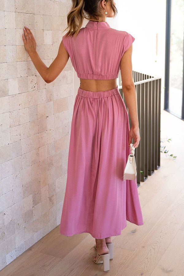 Quincy | Midi-mekko Leikkauksella ja Taskuilla